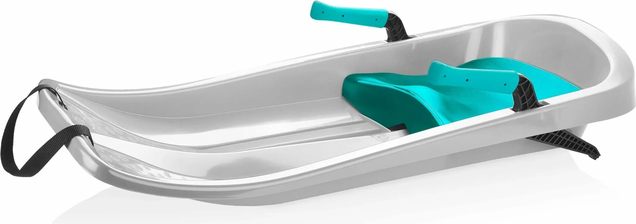 Gizmo Riders TRON • Pulk Schlitten • Blau/Weiß – Ergonomischer Kunststoffschlitten mit Bremsen