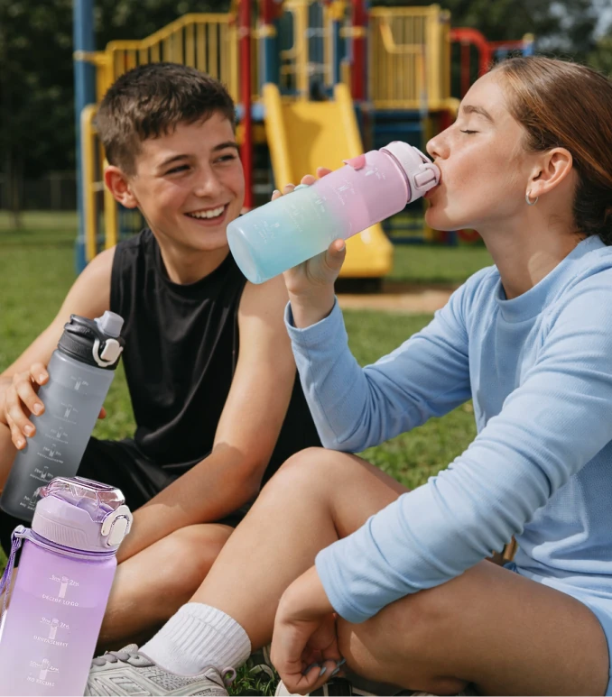 Sport Trinkflasche Familie