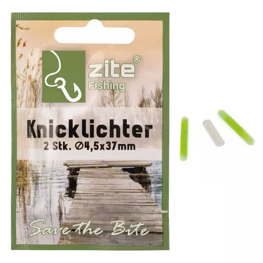 Bissanzeiger Knicklichter für Angler – Standardmaß, 2er-Pack