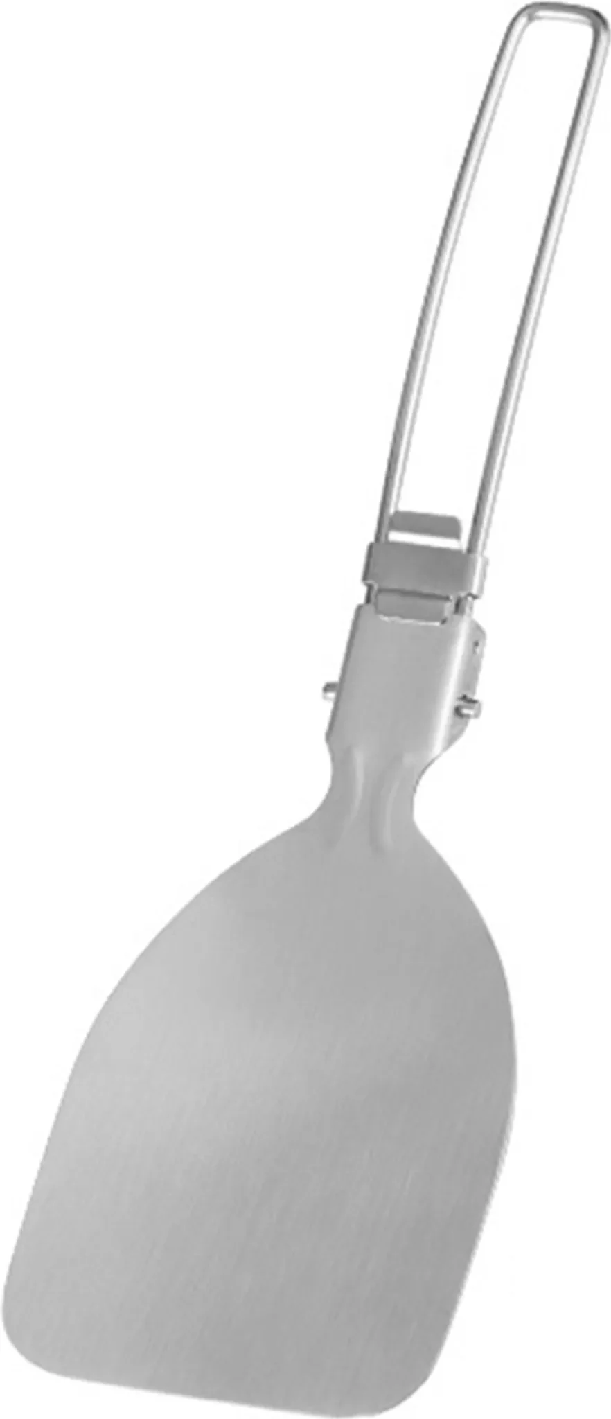 Edelstahl-Camping-Spatel – Modell A, faltbarer Griff