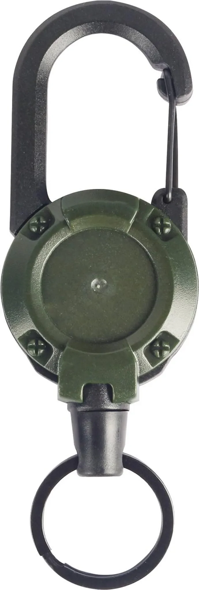 Einziehbarer Schlüsselanhänger mit Stahldrahtseil – 1 Stück