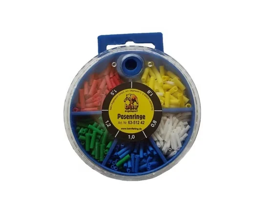 Behr Posenringe – Mixed 5 Größen (0,8–1,8 mm) in praktischer Drehdose