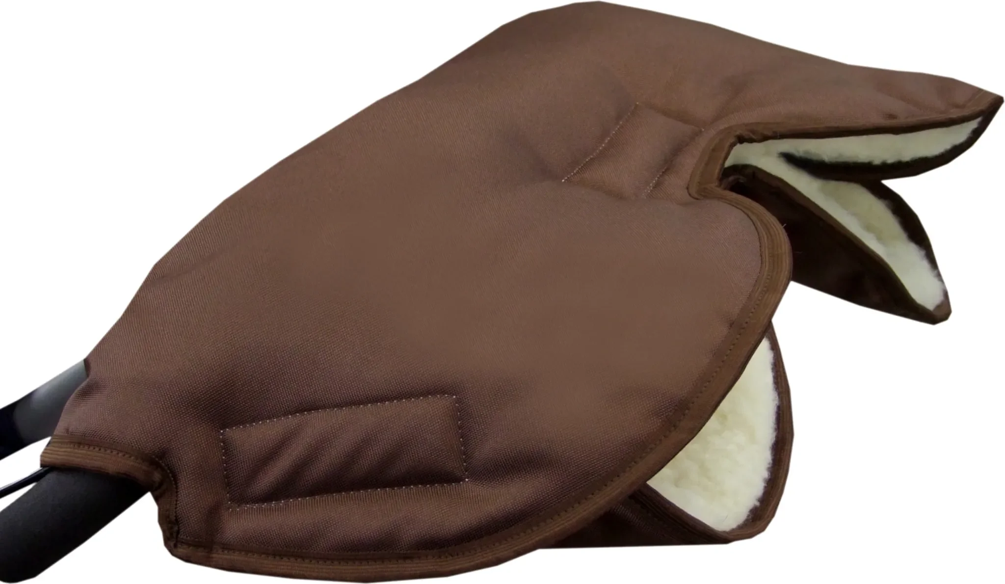 BAMBINIWELT Universal Handwärmer / Muff für Kinderwagen & Buggy – Braun