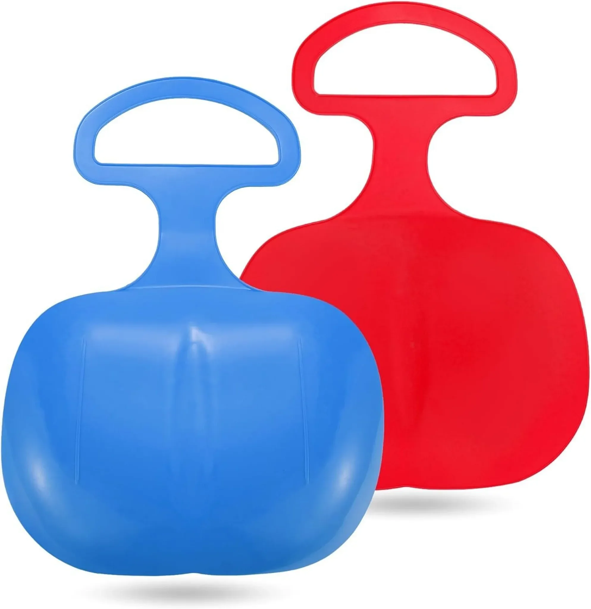 2× Porutscher – Kinder-Schlitten Bob in Blau & Rot