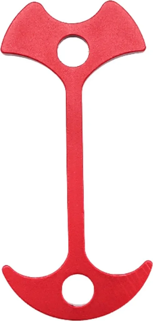 Fishbone Zelthering aus Aluminium – windfestes Befestigungsbrett