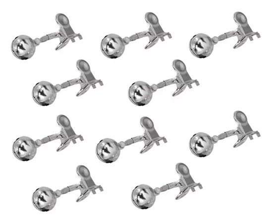 Bissanzeiger Angelglocken – 10 Stück | Einfach oder Doppelt | Frosch-/Krokodil-Clip