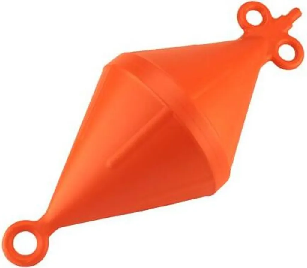 Nuova Rade Ankerboje bi-konisch – Orange, Ø 22 cm