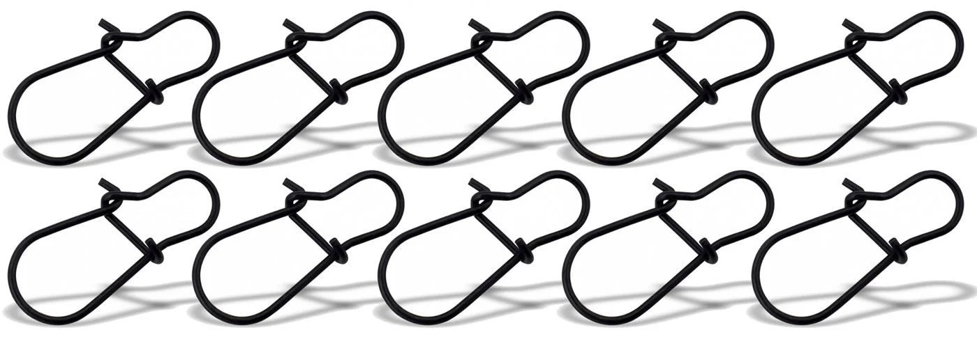 Gurza Duo Lock Snap – 10 Einhänger für Kunstköder