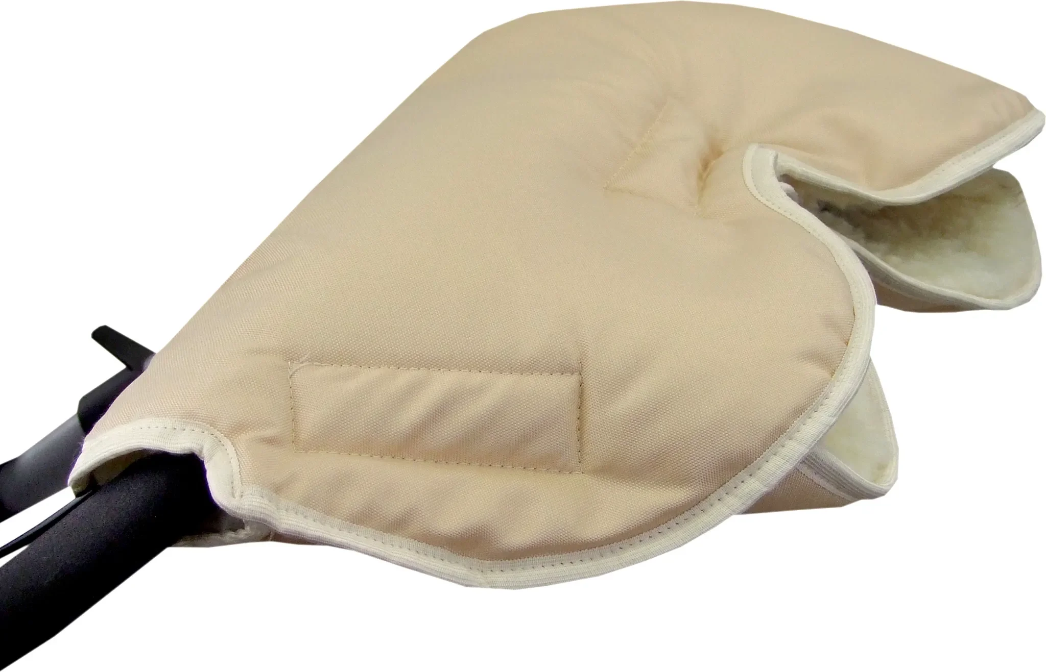 BAMBINIWELT Universal Handwärmer / Muff für Kinderwagen & Buggy – Beige