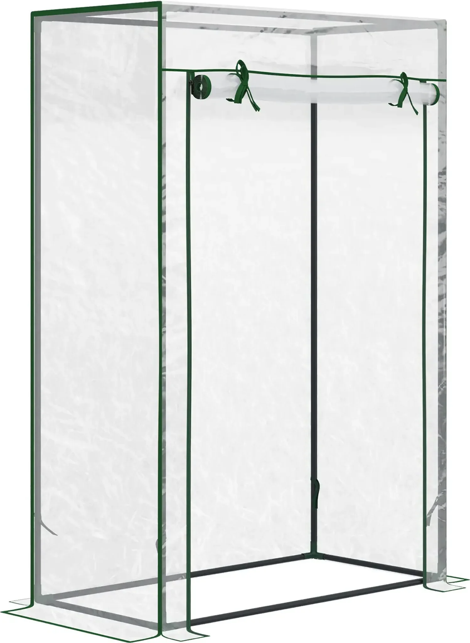 Linder Exclusiv Foliengewächshaus 100×50×150 cm mit aufrollbarer Tür